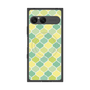 プレミアムスクエアケース with SnapMag［ Moroccan1 color - Green ］