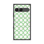 プレミアムスクエアケース with SnapMag［ Moroccan3 - Green ］