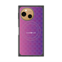 プレミアムスクエアケース with SnapMag［ CASEPLAY Check - Purple ］