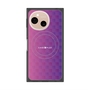 プレミアムスクエアケース with SnapMag［ CASEPLAY Check - Purple ］