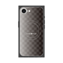 プレミアムスクエアケース with SnapMag［ CASEPLAY Check - Black ］