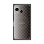 プレミアムスクエアケース with SnapMag［ CASEPLAY Check - Black ］