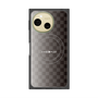 プレミアムスクエアケース with SnapMag［ CASEPLAY Check - Black ］