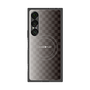 プレミアムスクエアケース with SnapMag［ CASEPLAY Check - Black ］