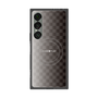 プレミアムスクエアケース with SnapMag［ CASEPLAY Check - Black ］