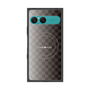 プレミアムスクエアケース with SnapMag［ CASEPLAY Check - Black ］