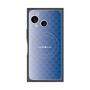 プレミアムスクエアケース with SnapMag［ CASEPLAY Check - Blue ］