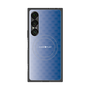 プレミアムスクエアケース with SnapMag［ CASEPLAY Check - Blue ］