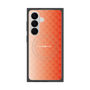 プレミアムスクエアケース with SnapMag［ CASEPLAY Check - Orange ］