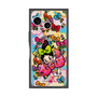 プレミアムスクエアケース with SnapMag［ アクビガール - フラワーリボン ］