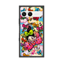 プレミアムスクエアケース with SnapMag［ アクビガール - フラワーリボン ］