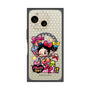 プレミアムスクエアケース with SnapMag［ アクビガール - プレゼントリボン ］