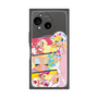 プレミアムスクエアケース with SnapMag［ マッハガール - コミック風 ］