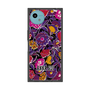 プレミアムスクエアケース with SnapMag［ ANNA SUI - ガーデンフワラー - マゼンタ ］