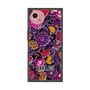 プレミアムスクエアケース with SnapMag［ ANNA SUI - ガーデンフワラー - マゼンタ ］