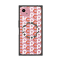 プレミアムスクエアケース with SnapMag［ オリジナル - CASEPLAYイニシャル総柄 - オレンジ ］
