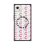 プレミアムスクエアケース with SnapMag［ オリジナル - CASEPLAYイニシャル総柄 - ピンク ］