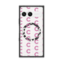 プレミアムスクエアケース with SnapMag［ オリジナル - CASEPLAYイニシャル総柄 - ピンク ］
