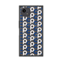 プレミアムスクエアケース with SnapMag［ オリジナル - CASEPLAYイニシャル総柄 - ネイビー ］