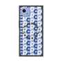 プレミアムスクエアケース with SnapMag［ オリジナル - CASEPLAYイニシャル総柄 - ネイビー ］