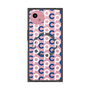 プレミアムスクエアケース with SnapMag［ オリジナル - CASEPLAYイニシャル総柄 - ネイビー ］
