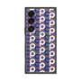 プレミアムスクエアケース with SnapMag［ オリジナル - CASEPLAYイニシャル総柄 - ネイビー ］