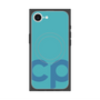 プレミアムスクエアケース with SnapMag［ オリジナル - CASEPLAYイニシャル - ライトブルー ］