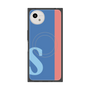プレミアムスクエアケース with SnapMag［ オリジナル - initial color line - S blue ］