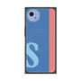プレミアムスクエアケース with SnapMag［ オリジナル - initial color line - S blue ］