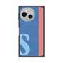 プレミアムスクエアケース with SnapMag［ オリジナル - initial color line - S blue ］