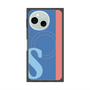 プレミアムスクエアケース with SnapMag［ オリジナル - initial color line - S blue ］