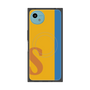 プレミアムスクエアケース with SnapMag［ オリジナル - initial color line - S orange ］