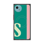 プレミアムスクエアケース with SnapMag［ オリジナル - initial color line - S green ］