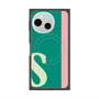 プレミアムスクエアケース with SnapMag［ オリジナル - initial color line - S green ］