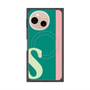 プレミアムスクエアケース with SnapMag［ オリジナル - initial color line - S green ］