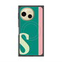 プレミアムスクエアケース with SnapMag［ オリジナル - initial color line - S green ］