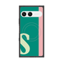 プレミアムスクエアケース with SnapMag［ オリジナル - initial color line - S green ］