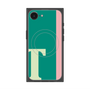 プレミアムスクエアケース with SnapMag［ オリジナル - initial color line - T green ］