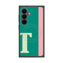 プレミアムスクエアケース with SnapMag［ オリジナル - initial color line - T green ］