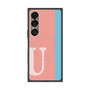 プレミアムスクエアケース with SnapMag［ オリジナル - initial color line - U pink ］