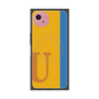 プレミアムスクエアケース with SnapMag［ オリジナル - initial color line - U orange ］