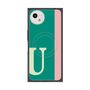 プレミアムスクエアケース with SnapMag［ オリジナル - initial color line - U green ］