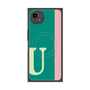 プレミアムスクエアケース with SnapMag［ オリジナル - initial color line - U green ］