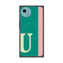 プレミアムスクエアケース with SnapMag［ オリジナル - initial color line - U green ］