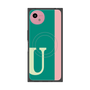 プレミアムスクエアケース with SnapMag［ オリジナル - initial color line - U green ］