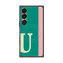 プレミアムスクエアケース with SnapMag［ オリジナル - initial color line - U green ］