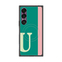 プレミアムスクエアケース with SnapMag［ オリジナル - initial color line - U green ］