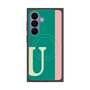 プレミアムスクエアケース with SnapMag［ オリジナル - initial color line - U green ］
