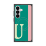プレミアムスクエアケース with SnapMag［ オリジナル - initial color line - U green ］