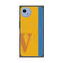 プレミアムスクエアケース with SnapMag［ オリジナル - initial color line - V orange ］